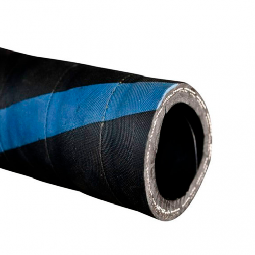 Mangueira Borracha Tarja Azul Petróleo